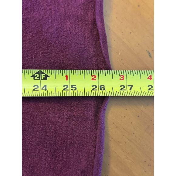 Johnny Was The Chenille Sweater Classic Whipstitch Pullover Burgundy Size Large - Picture 13 of 13